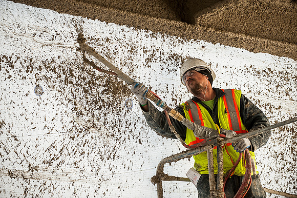 Fire Retardent Spraying - Milford Regional Medical Center - Milford, MA