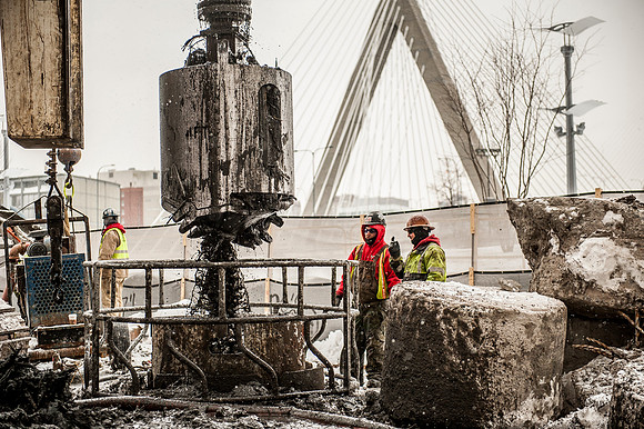 Pier Drilling - Lovejoy Wharf - Boston, MA