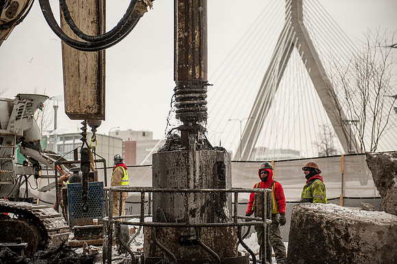 Pier Drilling - Lovejoy Wharf - Boston, MA