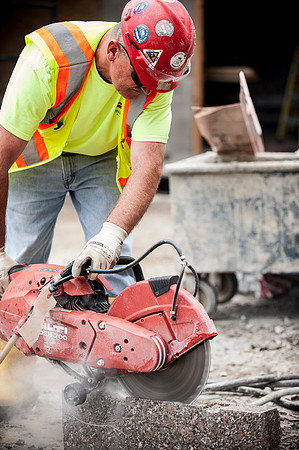 Stone Cutting - Parish of All Saints - Dorchester, MA